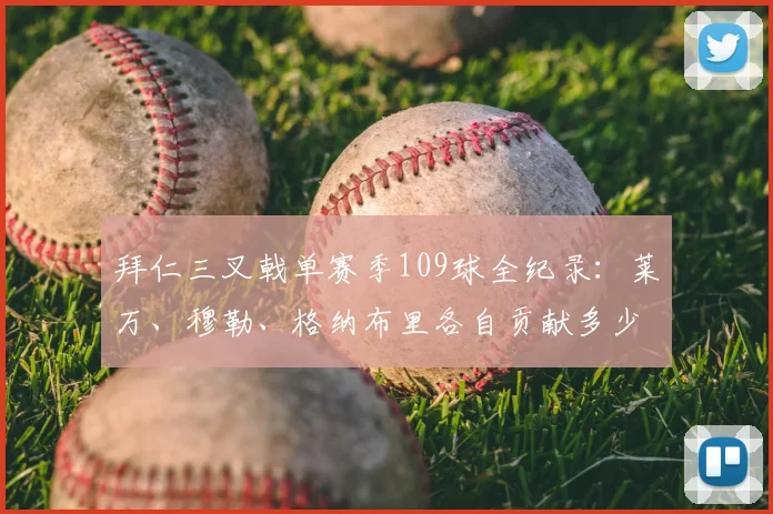 拜仁三叉戟单赛季109球全纪录：莱万、穆勒、格纳布里各自贡献多少，附进球视频集锦对比MSN
